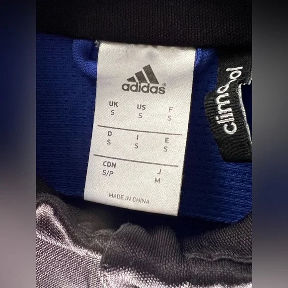 Adidas Clima-cool Striped Zipper Track Jacket Men’s Size Small - Picture 3 of 3